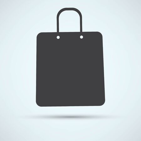 Shopping bags icon on a white backgroundのイラスト素材
