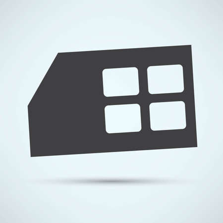 Sim Card Iconのイラスト素材