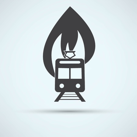 illustration of a fire engineのイラスト素材