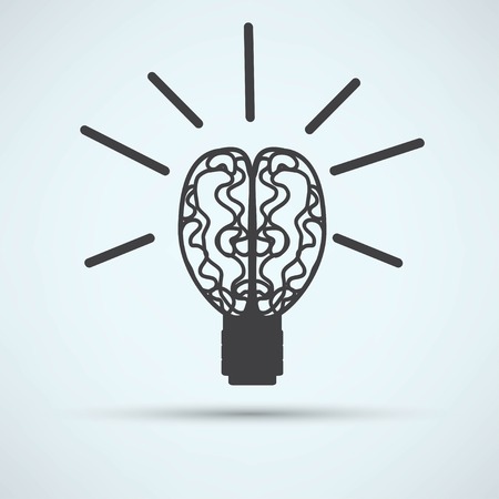 Light bulb vector iconのイラスト素材