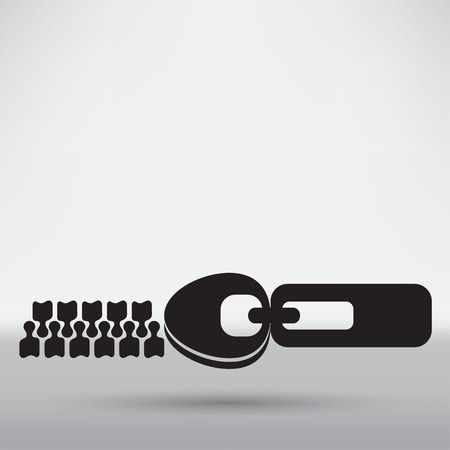 zippers iconのイラスト素材