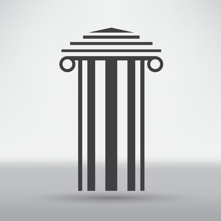 Antique Column Iconのイラスト素材