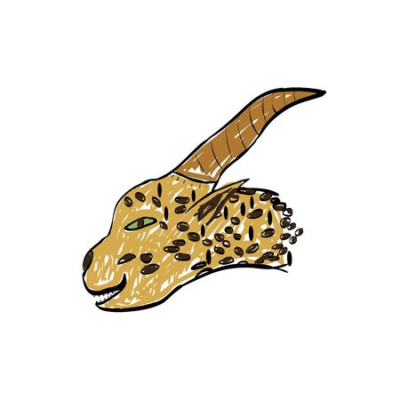 vector bogeyman headのイラスト素材