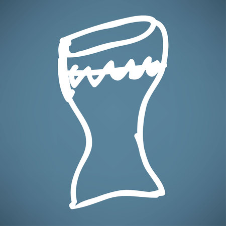 drum musical instrument  sketchのイラスト素材