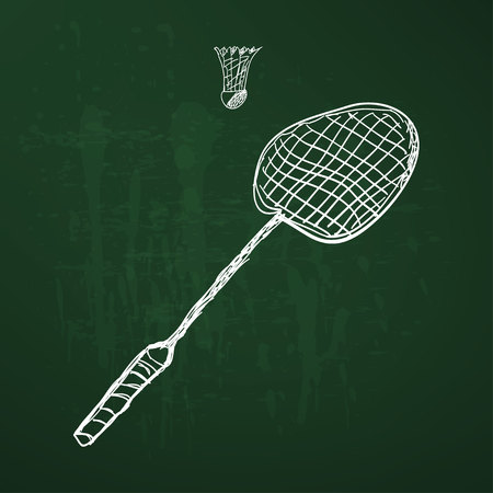 Tennis racket and ball iconのイラスト素材