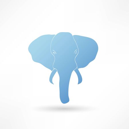 Elephant iconのイラスト素材