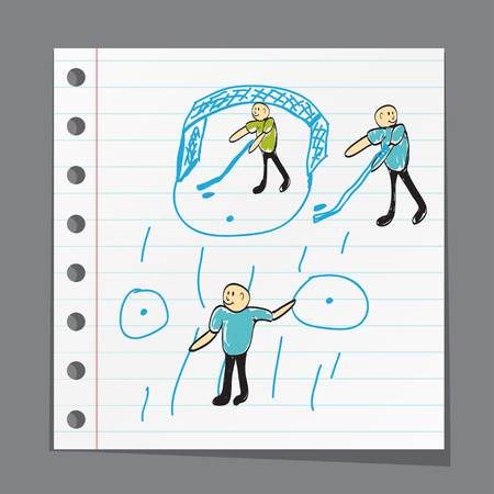 hockeyのイラスト素材