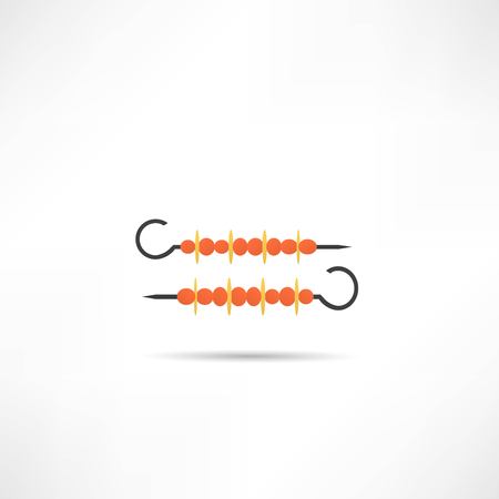Shashlik iconのイラスト素材