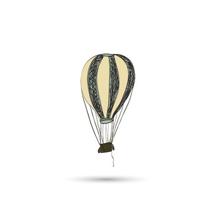 Hot air balloonのイラスト素材