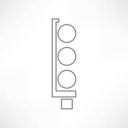 Traffic lights iconのイラスト素材