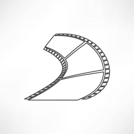 Film iconのイラスト素材