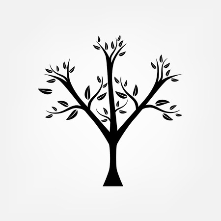 Stylized vector treeのイラスト素材