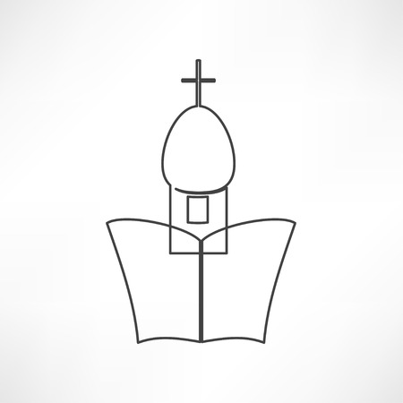 Orthodox Cathedral Churchのイラスト素材