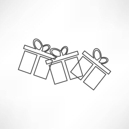 gift box iconのイラスト素材