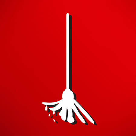 mop the floorのイラスト素材