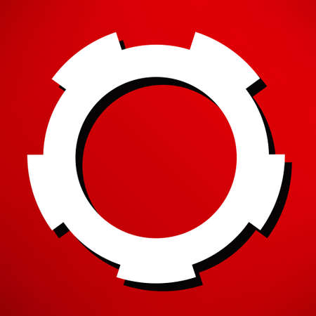 gears isolated object , technical, mechanical illustrationのイラスト素材