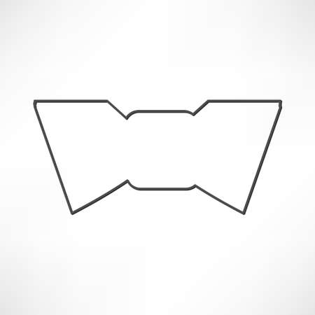 bow tie iconのイラスト素材