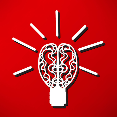 Light bulb vector iconのイラスト素材