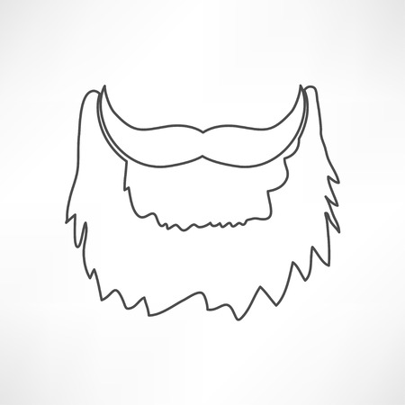 beard iconのイラスト素材