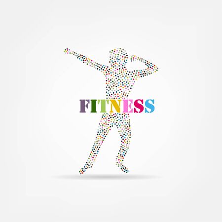 fitness iconのイラスト素材