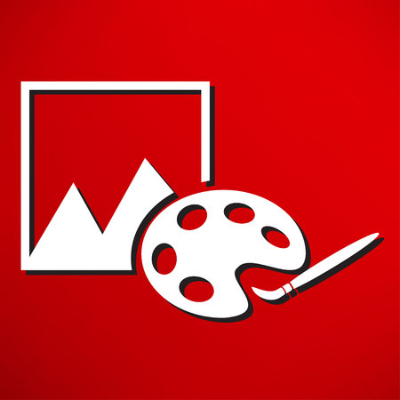 Vector photograph iconのイラスト素材