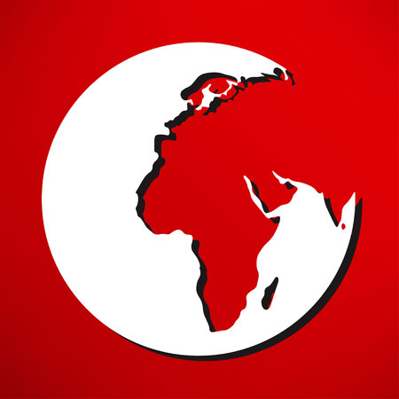 World Map Illustrationのイラスト素材