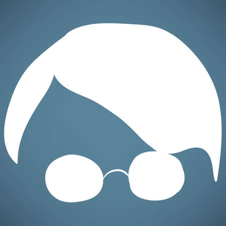 Person with glassesのイラスト素材