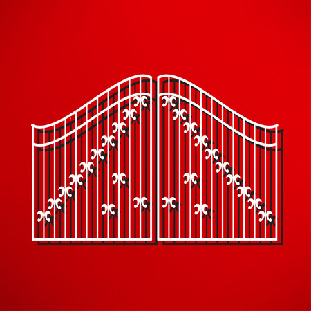 gate iconのイラスト素材