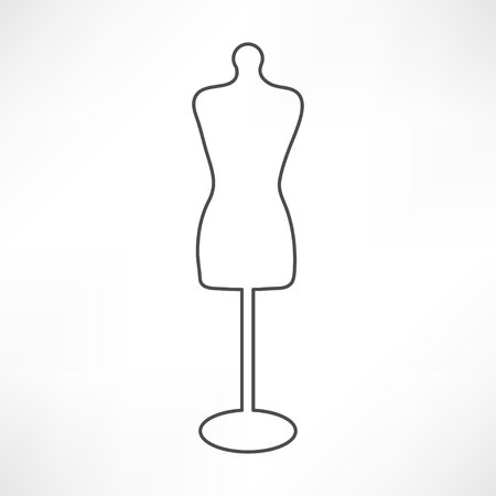 Mannequin iconのイラスト素材
