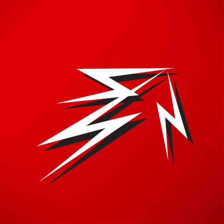 lightning iconのイラスト素材