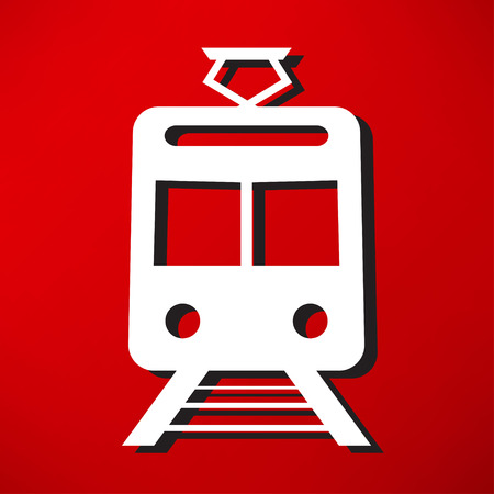 Train outline vectorのイラスト素材