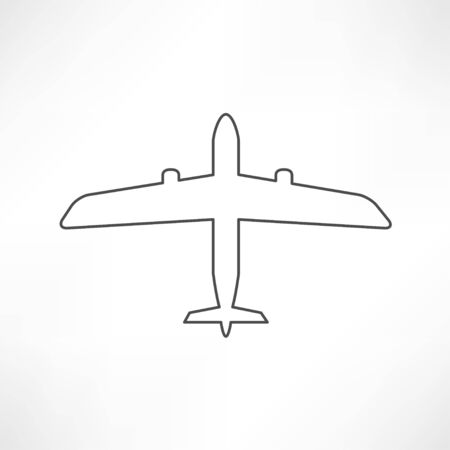 airplane symbolのイラスト素材