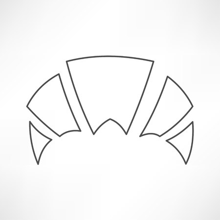 bread croissantのイラスト素材