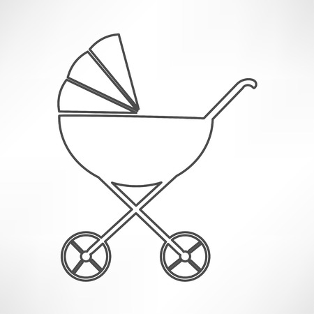 Baby carriagesのイラスト素材