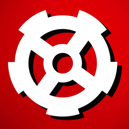 gears isolated object , technical, mechanical illustrationのイラスト素材