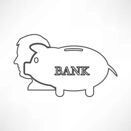 Money bag iconのイラスト素材