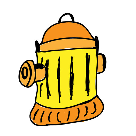 fire hydrant cartoonのイラスト素材