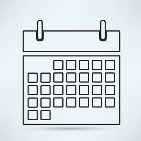 Calendar Iconのイラスト素材