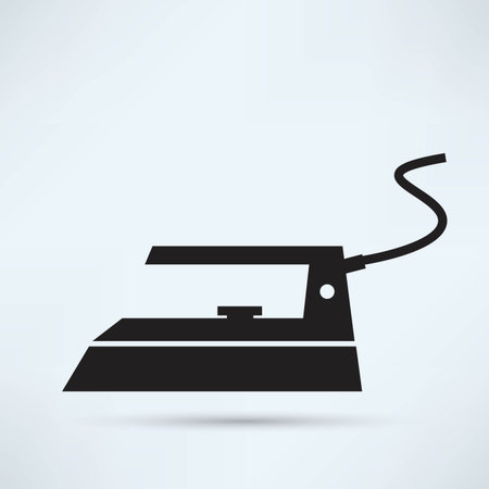 Steam iron iconのイラスト素材