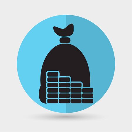 Money bag iconのイラスト素材