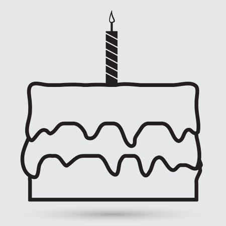 cake iconのイラスト素材