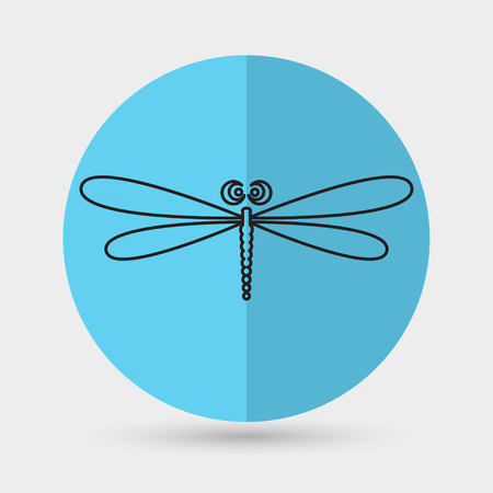 Dragonfly iconのイラスト素材