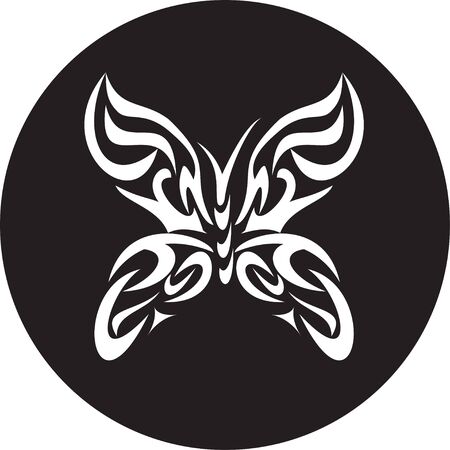 butterfly iconのイラスト素材