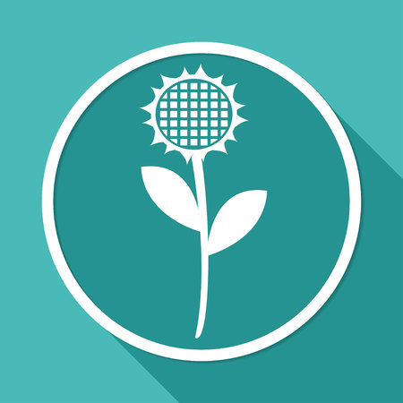 Sunflower iconのイラスト素材