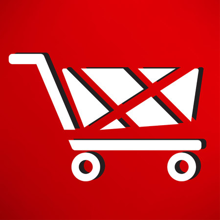 handcart iconのイラスト素材