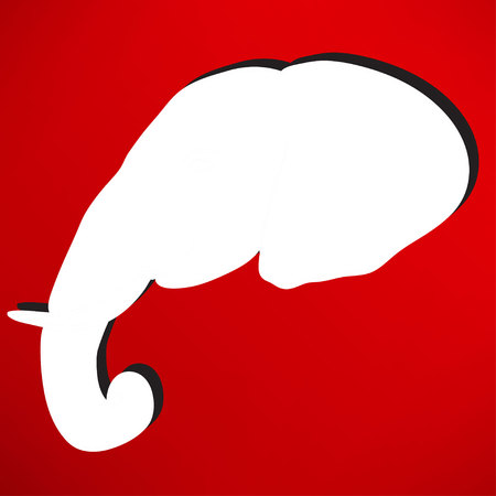 Elephant iconのイラスト素材