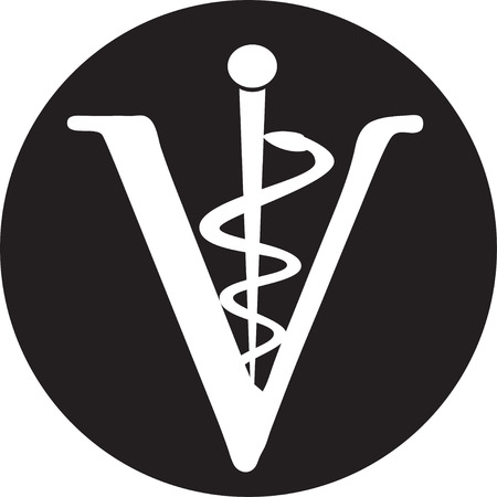 Veterinary sign cat and dog symbolのイラスト素材