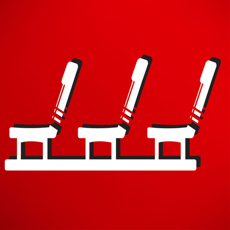 seat here signのイラスト素材