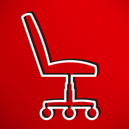 Office chair conのイラスト素材