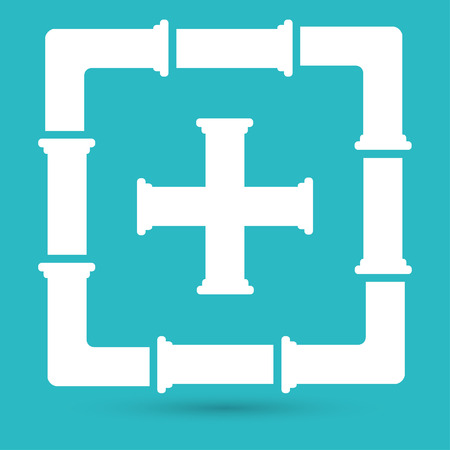 pipes iconのイラスト素材